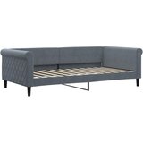  Dnevni krevet na razvlačenje tamnosivi 100x200 cm baršunasti | shoptok.hr