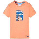  Dječja majica kratkih rukava neonskonarančasta 128 | shoptok.hr