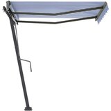  Samostojeća tenda na ručno uvlačenje 300 x 250 cm plavo-bijela | shoptok.hr