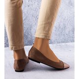 Gemre Brown patent ballet flats Thibault | shoptok.hr