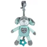 plišani glazbeni pas grey&mint