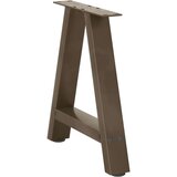  Noge za klubsko mizico v obliki črke A, 2 kosa, 38 x (42-43) cm, jeklo, (5000044592) | Shoptok.si