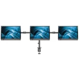 3-struki Stolni nosač za monitor 33,0 cm (13) - 68,6 cm (27) Podesiv po visini, Nagibni i okretni