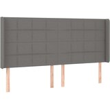  box spring s madracem LED tamnosivi 200x200 cm tkanina | shoptok.hr