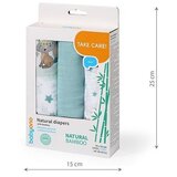 BabyOno 397/12 pelene bambus 3kom plave | shoptok.hr