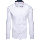 DStreet Men's long-sleeved shirt white | Shoptok.si