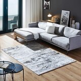 XXXL tkana preproga antea 133/190 cm tkano črna, bež | Shoptok.si