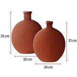 WALLXPERT vaza matery set tile red | ePonuda.com