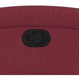  Naslonjač na podizanje od tkanine crvena boja vina | shoptok.hr