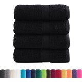 Premium ručnici za pranje SOLUND 4 kom. crni 30x30 cm 600 g/m² | Shoptok.si