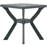 vidaXL Bistro stol zeleni 70 x 70 x 72 cm plastični Cijene
