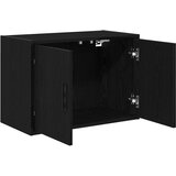  Garažni zidni ormarić od crnog konstruiranog drva | shoptok.hr