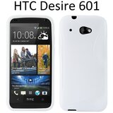  Gumijasti / gel etui S-Line za HTC Desire 601 - beli Cene