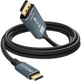 LINQ USB-C v Display Port 8K Ultra HD video kabel, dolžina 1,8 m, - crn, (21262156) Cene