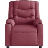  Masažni naslonjač od tkanine crvena boja vina | shoptok.hr