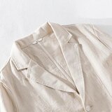 GIBZ moški laneni suknjič bež | Shoptok.si