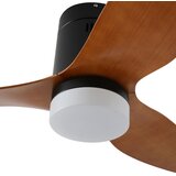  ZEVENTI - LED plafonski ventilator PADUA LED/18W/230V Wi-Fi Tuya crna/smeđa + daljinski upravljač | Eponuda.com