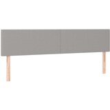  Posteljno vzglavje svetlo sivo 180x5x78/88 cm blago, (20794307) | Shoptok.si