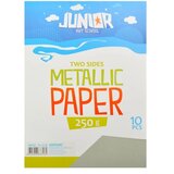 Junior jolly Metallic Paper, papir metalik, A4, 250g, 10K, odaberite nijansu Srebrna Cene