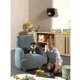 Vipack Plava dječja fotelja od bouclé tkanine Rocky – | shoptok.hr