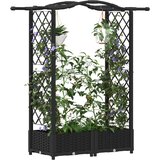  Povišeni krevet s mrežom i krovom Crna 124 x 40 x 125 cm PP | Eponuda.ba