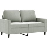  The Living Store Dvosed svetlo siv 120 cm žamet - Dvosed, (21494917) | Shoptok.si