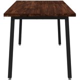  Kvadratni blagovaonski stol 160 x 80 x 75 cm Tamno smeđa | shoptok.hr