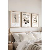 WALLXPERT Ç-300521 - 5070 Višenamenski dekorativni set slika (3 komada) | Eponuda.com