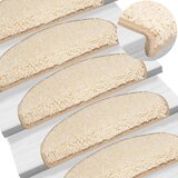  Prostirke za stepenice 10 kom 65x21x4 cm krem poluokrugle velike | shoptok.hr