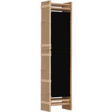  Sklopiva sobna pregrada s 6 panela 240 cm od bambusa i platna | shoptok.hr