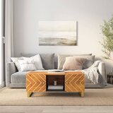  Stolić za kavu smeđe-crni 100x54x40 cm od masivnog drva manga | shoptok.hr