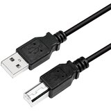 Logilink USB 2.0 cable, USB-A M to USB-B M, black, 3 m, CU0008B | ePonuda.com