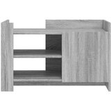  Stolić za kavu siva boja hrasta 80x50x50 cm konstruirano drvo | shoptok.hr