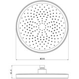 STIL Glava tuša 250 x 250 mm (T55) | shoptok.hr