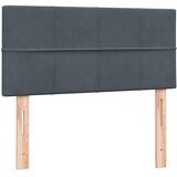 Box Spring krevet s madracem tamno sivi 80x210 cm baršun | shoptok.hr