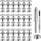 INF 15 mm zaskočna ključavnica Komplet orodja z zaskočnimi gumbi Silver, (21246730) Cene