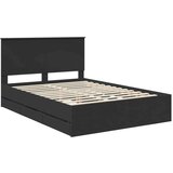  Okvir za krevet Crna 140 x 190 cm Inženjersko Drvo | shoptok.hr