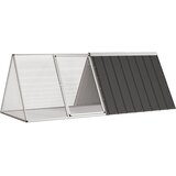  Kavez za zečeve antracit 201,5 x 80,5 x 71 cm pocinčani čelik | Eponuda.com