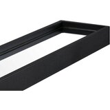  Elegantno ogledalo s policom – crna boja, 80 cm | shoptok.hr
