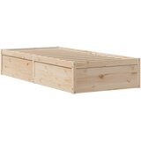  Okvir kreveta s uzglavljem 75x190 cm od borovine | shoptok.hr