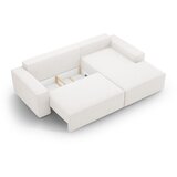 Micadoni Bela raztegljiva kotna sedežna garnitura iz tkanine bouclé (desni kot) Jodie – Home | Shoptok.si