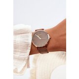 Kesi Ernest Brown Women's Nickel-Free Analog Leather Watch Cene