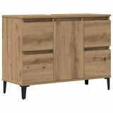 Ormarić za sudoper Artisan hrast 80x33x60 cm izrađeno drvo | shoptok.hr