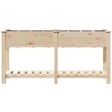vidaXL Sadi i posude Prirodno drvo Puno drvo 161,5 x 45 x 76,5 cm | shoptok.hr