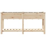 vidaXL Vrtni zasadni posod z mrežami 161x43x76 cm Trden bor, (22010825) | Shoptok.si