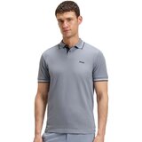 Boss Slim Fit Paul Polo Shirt Dark Grey/White Siva | shoptok.hr