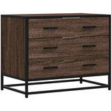 vidaXL Omarica s predali črna 70x41x56 cm konstruiran les | Shoptok.si