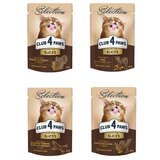 Normandise Club4Paws Selection sos za mačke Cat - Komadići atlantske i baltičke haringe u želeu 80g | Eponuda.com