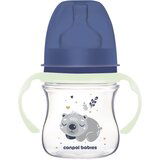 Canpol Sleepy Koala Easy Start Anti-Colic Bottle Blue 0m+ dječja bočica protiv grčeva 120 ml za otroke | shoptok.hr
