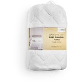Catherine Lansfield Bijela posteljina za bračni krevet/za produženi krevet od mikropliša 230x220 cm Cosy Diamond – | shoptok.hr